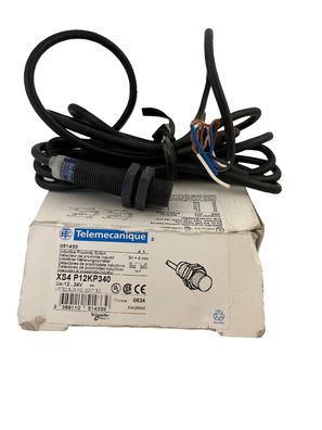 Telemecanique XS4P12KP340 Inductive Proximity Sensor M12 4mm 12-24VDC New