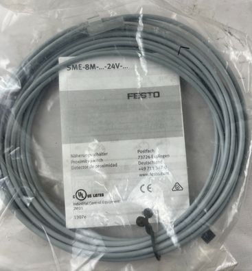 FESTO SME-8M Proximity Sensor NEW Cylinder Magnetic Reed 24V T-Slot UL Sealed