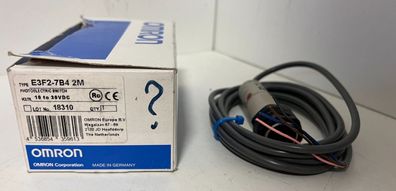 Omron E3F2-7B4 2M Photoelectric Switch 10-30VDC New