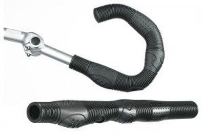 Lenkerbezug Ergo Vario Ergotec schwarz, Länge 410 mm, Ø 22 mm, Kraton