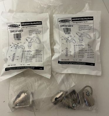 NEW Banner Engineering SMB30FAM10 Sensor Mounting Brackets - Lot of 2