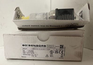 BD Sensors DMK 331 Pressure Transmitter 1...0 Bar 4-20mA 8-32VDC New