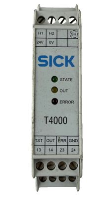 SICK T4000-1RBA01 Safety Switch Evaluation Unit 24VDC 2NO 3A USED