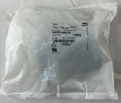 Harting Han 16B-gs-M25 Industrial Connector Hood Housing 19300161521 NEW