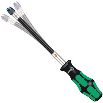 Kraftform 392 Bits-Handhalter mit flexiblem Schaft, Wera, 1/4" x 177 mm, Wera,