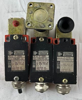 LOT 3x Bernstein Classic GC-U1 VT 3068D Safety Limit Switches USED