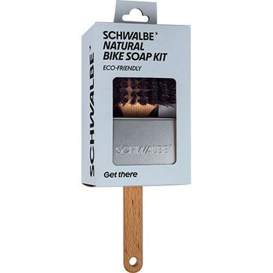 Schwalbe Natural Bike Soap Starter Set, Seife, Blechdose und