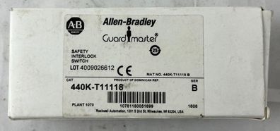 Allen-Bradley 440K-T11118 GuardMaster Safety Interlock Switch 2NC/1NO Tongue NEW