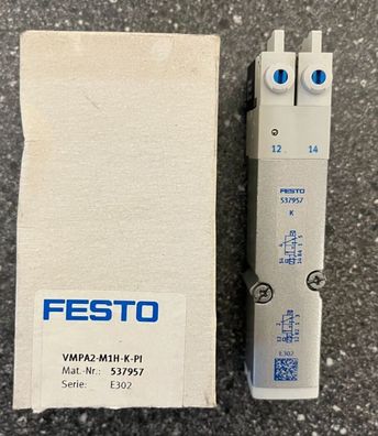 Festo VMPA2-M1H-K-PI Solenoid Valve - New, Part #537957