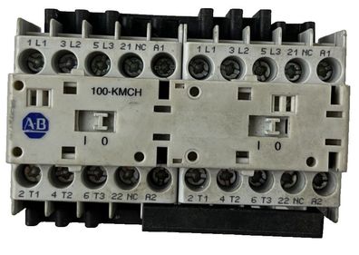Allen-Bradley 100-KMCH Reversing Contactor Assembly 104-K09KJ02 Used