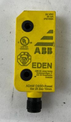 ABB Eden ADAM OSSD-Reset 2TLA020051R6800 Jokab Safety Sensor M12 Sar 25 Used