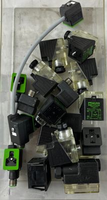 Murr Elektronik Valve Connector Plug DIN 43650 Solenoid Mixed Lot