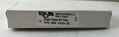 Omron R88A-FIK104-RE / Rasmi Single Phase RFI Filter 4.1A 250VAC for 400W G/G5