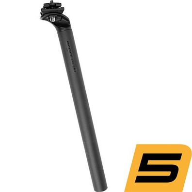 Ergotec Sattelstütze HOOK 3 - 27,2x350, SB24, Safety Level 5, schwarz matt