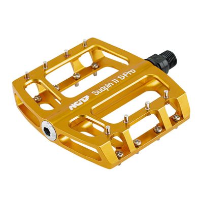 NC-17 Plattformpedal Sudpin II S-Pro CNC, Alu, Präzisionslager, gold