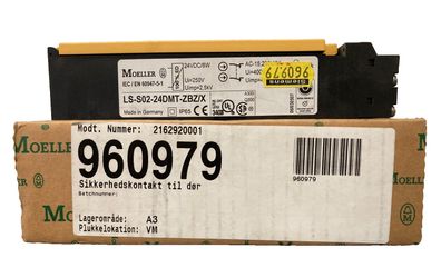 Moeller LS-S02-24DMT-ZBZ/X Safety Position Switch 24VDC IP65 New