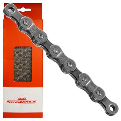 Kette Sunrace 1/2 x 11/128 9fach, 116 Glieder, Karton, grau, SunRace, CNM94-BOX-GREY