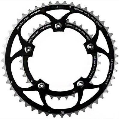 Kettenblatt Zéphir, 38 schwarz, Ø 110 innen 9/10-f, TA, PL-50110109-38