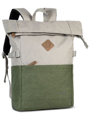 BestWay Campus Style Rucksack * hellgrau/khaki