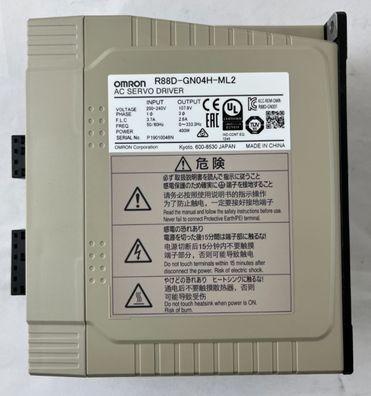 Omron R88D-GN04H-ML2 AC Servo Driver 400W 200-240V 1-Phase G-Series Mechatrolink