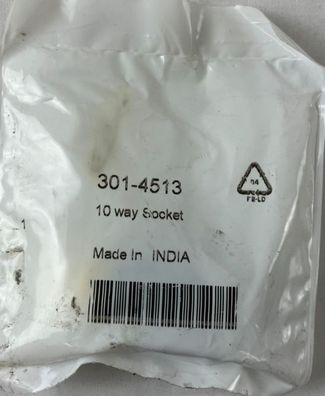 10 Way Socket Circular Connector 301-4513 Panel Mount New Unit