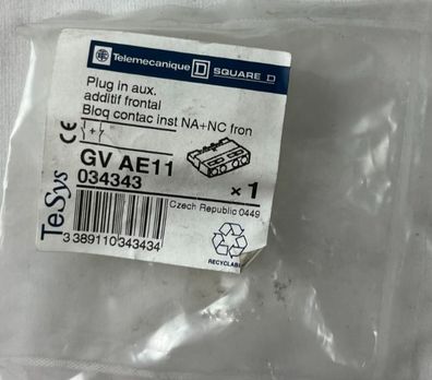 Telemecanique GVAE11 Auxiliary Contact Block 1NO+1NC GV AE11 New
