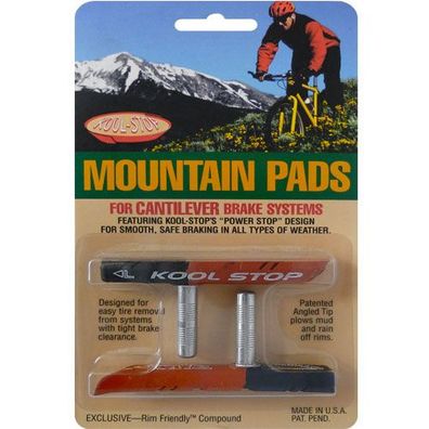 Kool-Stop Bremsschuhe (Felge) MTB cantilever contoured dual compound