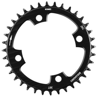 KMC Kettenblatt MTB 36T Narrow-Wide, BCD 4x104, AL7075 schwarz