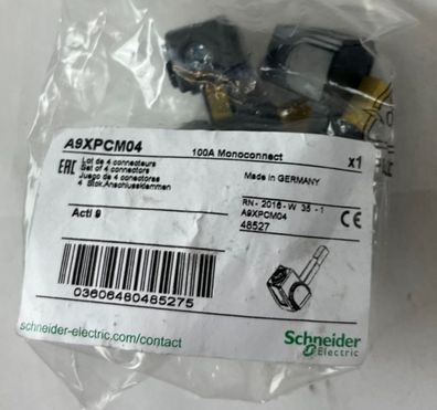Schneider Electric A9XPCM04 100A Monoconnect Connector Set New