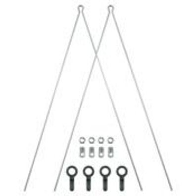 Ersatzstreben (hinten) Bluemels BASIC + Stripes 26" - 28", silber
