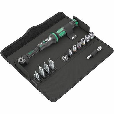 Click-Torque A 6 Set Drehmomentschlüssel 2,5-25 Nm Wera, mit Umschaltknarre, 1/4"