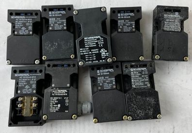 Schmersal AZ16 Safety Interlock Switch Lot 9pcs AZ16-02zvrk M16 IP67 Used