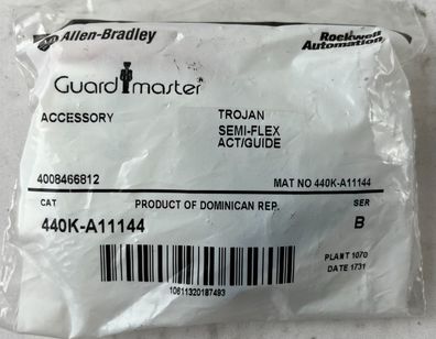 Allen-Bradley 440K-A11144 Guardmaster Trojan Semi-Flex Actuator Guide NEW