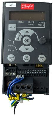 Danfoss VLT Micro Drive FC-051PK18S2E20H3 VFD 0.18kW 200-240V Used