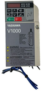 Yaskawa V1000 CIMR-VCBA0002BAA VFD 200-240VAC 0.37kW AC Drive Used