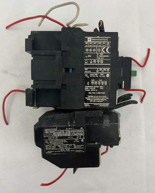 Telemecanique LC1 D32 01 50A Contactor + LR2 D2353 Overload Relay 23-32A, 230V