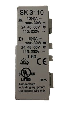 Rittal SK 3110 Enclosure Thermostat 24–250V 10(4)A Temperature Controller Used