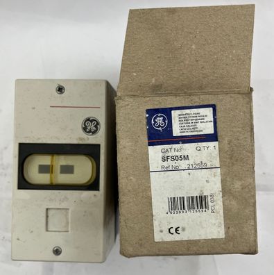 GE SFS05M Fuse Holder - 5A New Open Box, Cat# 212559 Industrial Circuit Protect