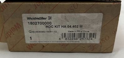 Weidmüller HDC KIT HA 04.402 M Heavy Duty Connector Set 4-Pole 16A 400V M20