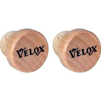 Lenkerstopfen Velox Vintage, Karte, holz/kork, Velox, V30CB02