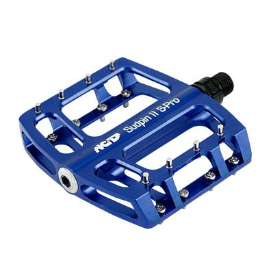 NC-17 Plattformpedal Sudpin II S-Pro CNC, Alu, Präzisionslager, blau
