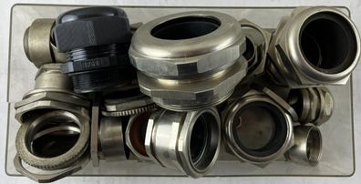 Stainless Steel Sensor Bulkhead Fittings M50 IP68 Bundle