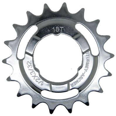 Steckkranz 18 Zähne, 1/2"x3/32" gekröpft, SunRace, HSL860