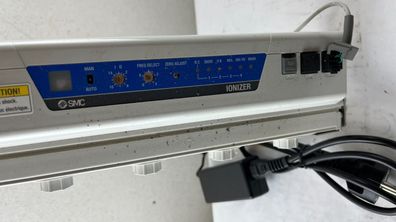 SMC IZS41‑1120‑06B Bar Type Ionizer With Brackets And 24V PSU, Used