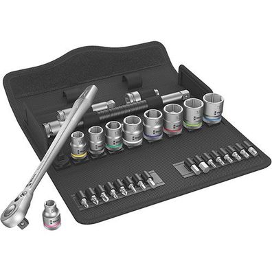 8100 SB 8 Zyklop Metal-Knarrensatz Wera, 3/8" Vierkant,