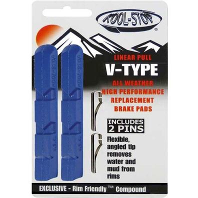 Bremsgummi -V-Brake-, R1 blau, Kool-Stop, R1-194