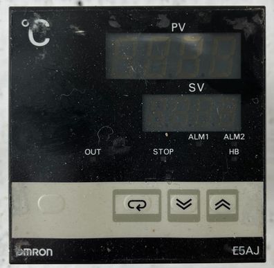 Omron E5AJ-A2HB Temperature Controller 100–240VAC Used