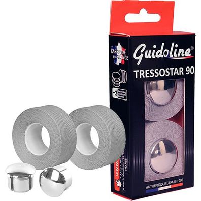 Lenkerband Tressostar 90, Karton mit Stopfen, grau, Velox, G900K09