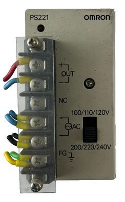 Omron 3G2A3-PS221 Power Supply 24V DC 1.5A 100–240VAC PS221 Used