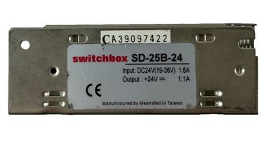 Mean Well Switchbox SD-25B-24 DC-DC Converter 24V 1.1A 24VDC Input 19–36V Used